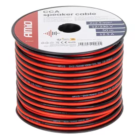 AMiO CCA kábel 2x2.5mm2 50m 12.5A (04460)
