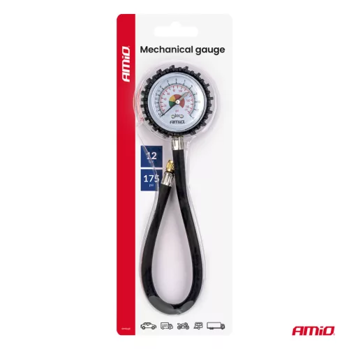 AMiO mechanikus mérő tömlővel 30 cm 12 bar (04468)