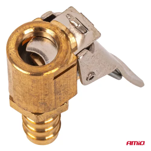 AMiO Schrader sárgaréz szelepcsatlakozó 1/4" NPT (04472)