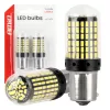 AMiO CANBUS LED izzó, BA15s (1156), P21W/R10W/R5W, 144 SMD 3030, 12/24 V (04473)