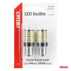 AMiO CANBUS LED izzó, BA15s (1156), P21W/R10W/R5W, 144 SMD 3030, 12/24 V (04473)