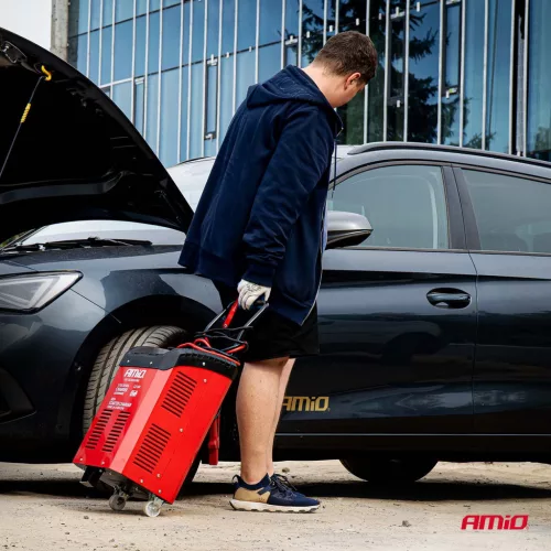 AMiO akkumulátortöltő indításrásegítéssel max. 40A, 12V, 24V, indítóáram 300A, (04500)