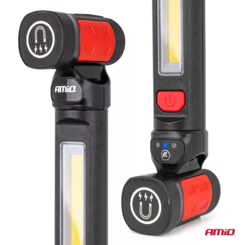 AMiO LED-es szerelőlámpa függeszthető 10 W COB, 4400 mAh (04505)