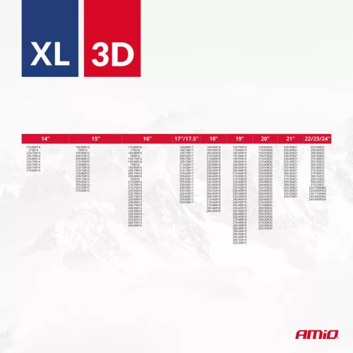 AMiO textil hólánc 3D XL EN16662-1 Önorm V5121 2 db (04510)