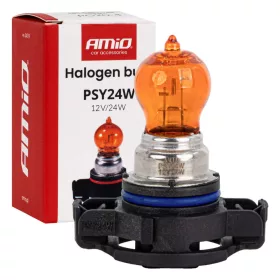   AMiO halogénizzó PSY24W 12V 24W PG20-4 borostyánsárga (04519)