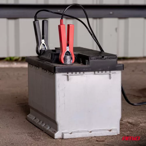 AMiO digitális akkumulátortöltő STD GEL AGM nedves max. 4A 6/12V (04523)