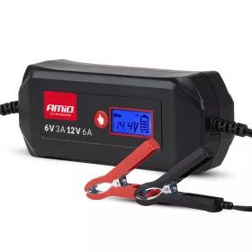   AMiO digitális akkumulátortöltő STD GEL AGM nedves max. 6A 6/12V (04524)