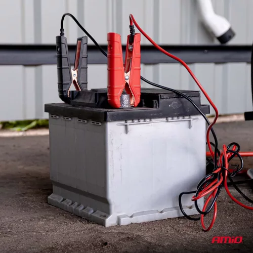 AMiO digitális akkumulátortöltő BOOST AGM GEL STD LiFePo4 max. 16A 12/24V PRO (04529)