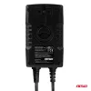AMiO digitális akkumulátortöltő AGM GEL STD LiFePo4 max. 4A 6/12V PRO kampó (04531)