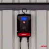 AMiO digitális akkumulátortöltő AGM GEL STD LiFePo4 max. 6A 6/12V PRO kampó (04532)