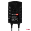AMiO digitális akkumulátortöltő AGM GEL STD LiFePo4 max. 8A 12/24V PRO kampó (04533)