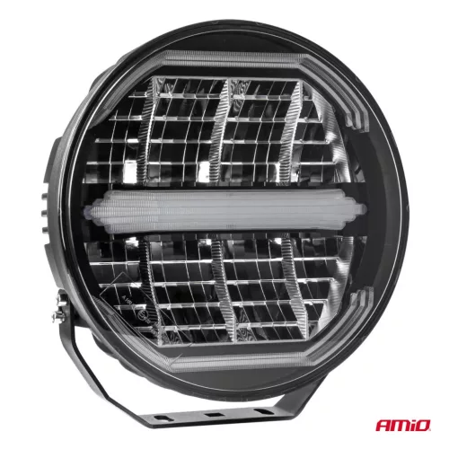 AMiO LED-es távolsági fényszóró helyzetjelzővel 112W 12V 24V (04534)