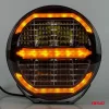 AMiO LED-es távolsági fényszóró helyzetjelzővel 112W 12V 24V (04534)