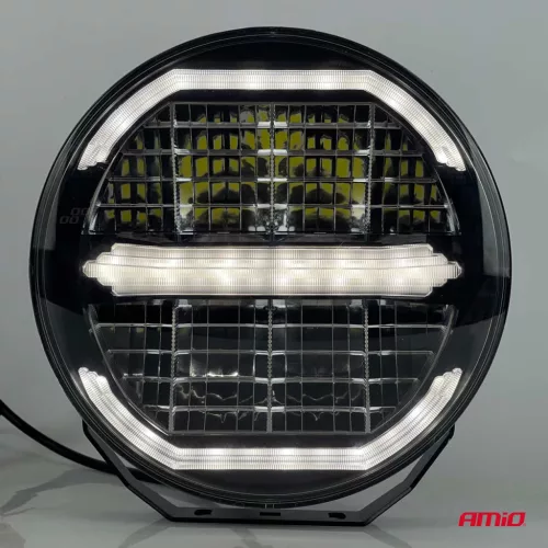AMiO LED-es távolsági fényszóró helyzetjelzővel 112W 12V 24V (04534)