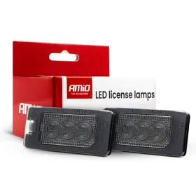   AMiO LED-es rendszámtábla-világítás CLP02 HP füstszínű BMW (04539)