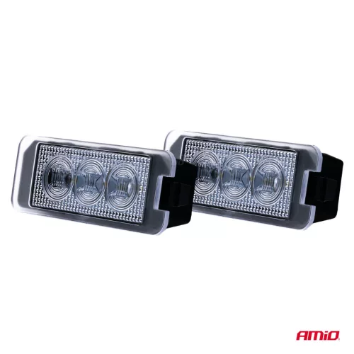 AMiO LED-es rendszámtábla-világítás CLP12 HP MAN, ülés, VW (04553)