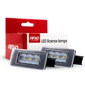   AMiO LED-es rendszámtábla-világítás CLP13 HP füstszínű CITROËN, PEUGEOT (04556)