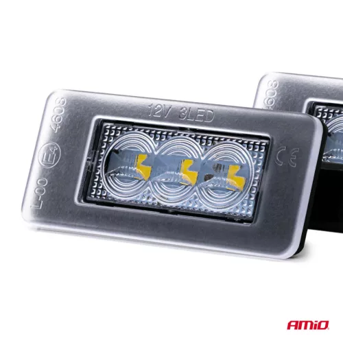 AMiO LED-es rendszámtábla-világítás CLP13 HP füstszínű CITROËN, PEUGEOT (04556)