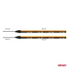 AMiO rugalmas COB LED-es oldalsó fénycsíkok narancssárga 2x30cm 12V (04574)