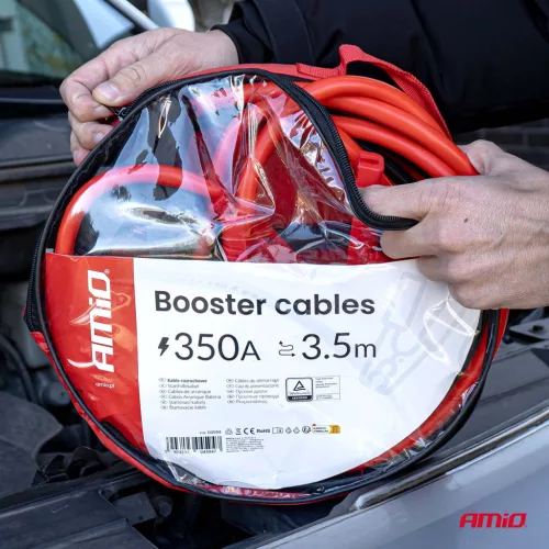 AMiO indítókábel 350A 3.5m TÜV (04594)