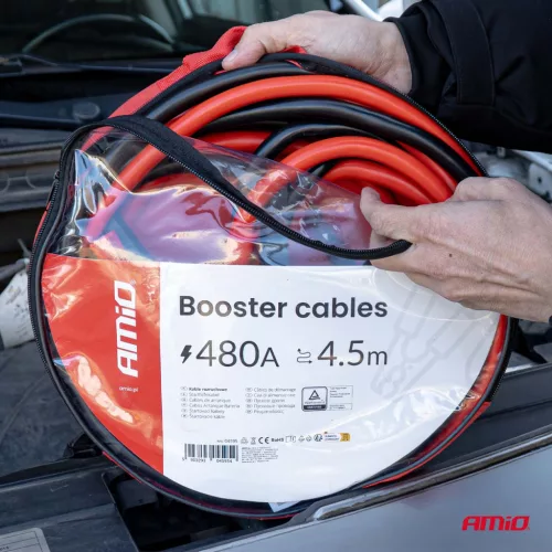 AMiO indítókábel 480A 4.5m TÜV (04595)