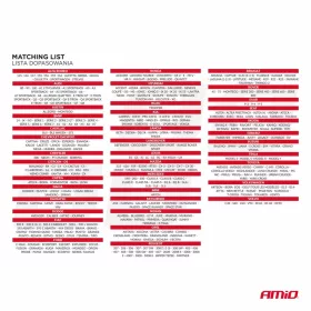 AMiO univerzális autós üléshuzat-készlet SC-06 (04606)