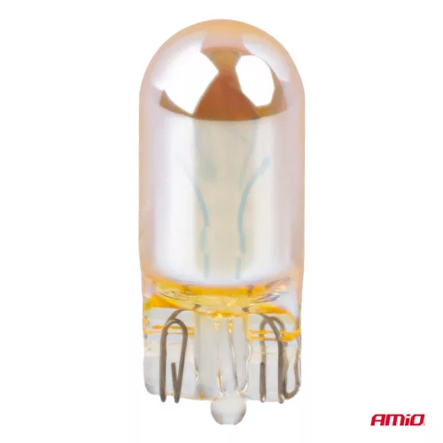 AMiO halogénizzók WY5W 12V5W LumiTec borostyánsárga króm 2 db (04626)