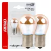 AMiO halogénizzók PY21W 12V21W BAU15S LumiTec borostyánsárga króm 2 db (04627)
