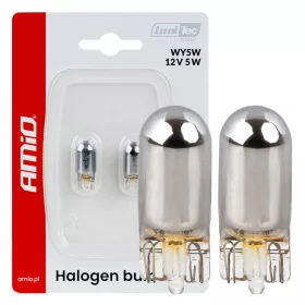 AMiO halogénizzók WY5W 12V5W LumiTec króm 2 db (04628)