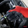 AMiO PE Latex bevonatos munkavédelmi kesztyű 4 db méret 8 (2 pár), 2121X (04635)