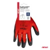 AMiO PE Latex bevonatos munkavédelmi kesztyű 4 db méret 8 (2 pár), 2121X (04635)