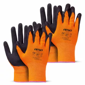   AMiO PE Latex habbevonatos munkavédelmi kesztyű 4 db méret 11 (2 pár), 2132X (04642)