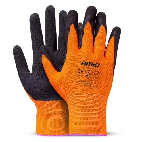 AMiO PE Latex habbevonatos munkavédelmi kesztyű 4 db méret 11 (2 pár), 2132X (04642)