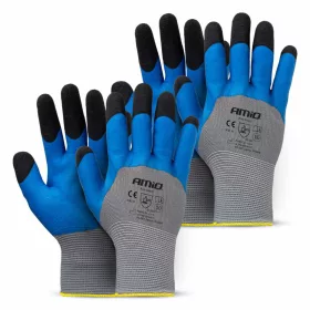   AMiO PE Latex 3/4 habbevonatos munkavédelmi kesztyű 4 db méret 10 (2 pár), 3131X (04645)