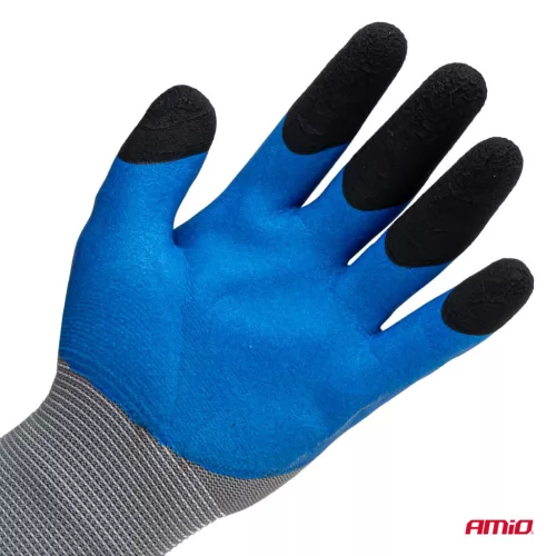 AMiO PE Latex 3/4 habbevonatos munkavédelmi kesztyű 4 db méret 11 (2 pár), 3131X (04646)
