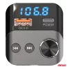 AMiO autós FM-transzmitter 1×USB-A 1×USB-C 12V 24V (04647)