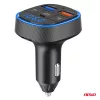 AMiO autós FM-transzmitter 2×USB-A 12V 24V (04648)
