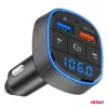 AMiO autós FM-transzmitter 2×USB-A 12V 24V (04648)