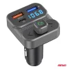 AMiO autós FM-transzmitter 2×USB-A 1×USB 12V 24V (04649)