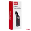 AMiO autós FM-transzmitter 2×USB-A 12V 24V (04650)