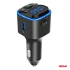 AMiO autós FM-transzmitter 1×USB-A 2×USB-C 12V 24V (04651)