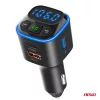 AMiO autós FM-transzmitter 1×USB-A 2×USB-C 12V 24V (04651)