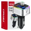 AMiO autós FM-transzmitter 1×USB-C microSD 12V 24V (04652)
