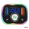 AMiO autós FM-transzmitter 1×USB-C microSD 12V 24V (04652)