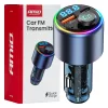 AMiO autós FM-transzmitter 1×USB-A 1×USB-C 12V 24V (04655)