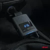 AMiO autós FM-transzmitter 1×USB-A 1×USB-C 12V 24V (04656)