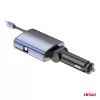 AMiO autós FM-transzmitter 1×USB-A 1×USB-C 12V 24V (04656)