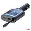 AMiO autós FM-transzmitter 1×USB-A 1×USB-C 12V 24V (04656)