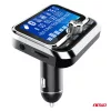 AMiO autós FM-transzmitter távirányítóval, 2×USB-A, 12/24 V (04657)