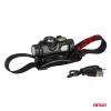 AMiO LED-es fejlámpa XPG+COB 1200mAh (BATT) (04662)